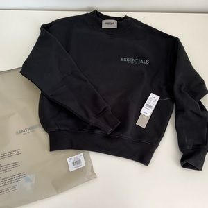 Essentials Fear of God Youth Medium Sweatshirt BLK